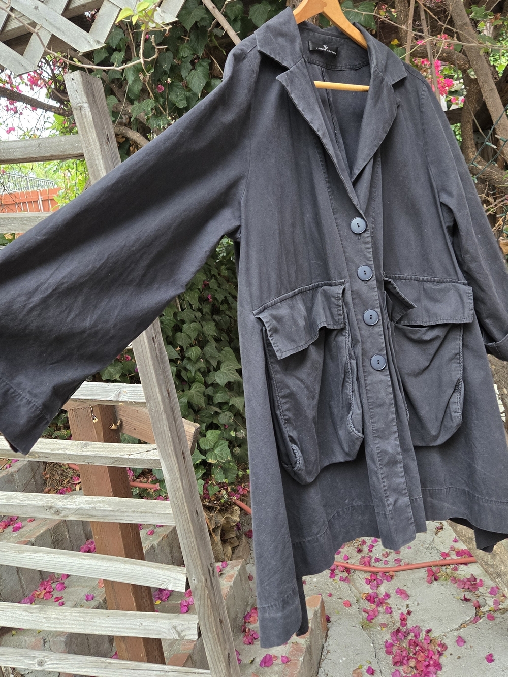 Kedem Sasson Oversized Jacket with Big Utility Pockets